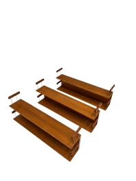 Mid-Century Modern Wall Mounted Shelf by Walter Wirtz for Wilhelm Renz, 1960s